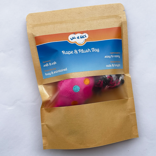 Sol & Sky Toffee Rope and Plush Toy